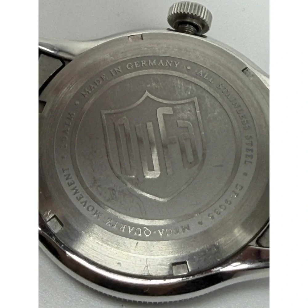 Dufa DF-9035 New Battery Mens Meca‎ Watch 42MM 6.5